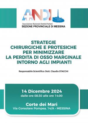 STRATEGIE CHIRURGICHE E PROTESICHE PER MINIMIZZARE LA PERDITA DI OSSO MARGINALE INTORO AGLI IMPIANTI